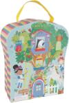Floss and Rock Cutie de joc Floss and Rock - Curcubeu, cu figuri de lemn (43P6364) Figurina