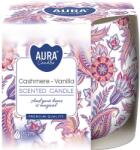 BISPOL Lumânare parfumată Bispol Aura - Cashmere and Vanilla, 100 g (sn71s-61)