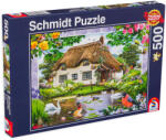 Schmidt Spiele Puzzle Schmidt din 500 de piese - Casuta romantica (58974) Puzzle