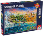 Schmidt Spiele Puzzle Schmidt din 1000 de piese - Regatul animalelor (58324) Puzzle