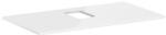 Hansgrohe Xelu Q Középre fúrt 980/550-es laminált pultlap csaplyukas mosdóhoz, magasfényű fehér 54121050 (54121050)