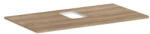 Hansgrohe Xelu Q Középre fúrt 980/550-es laminált pultlap csaplyukas mosdóhoz, tölgy 54121230 (54121230)