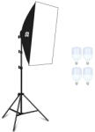 PULUZ Studio softbox 50x70cm 4db LED izzóval, állvánnyal (PU5071EU)