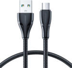 Joyroom Kábel Micro USB-A / Surpass / 0.25m Joyroom S-UM018A11 (fekete) (S-UM018A11 0.25m Bla)