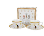 Duo Gift Porceláncsésze+alj, 90ml, 2 személyes, dobozban, Christmas Ballerina (51179)
