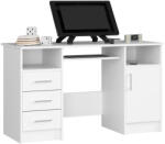 AKORD AKORD Ana Fehér Íróasztal Laminált Billentyűzettartóval (AKO-IP0PANABIA001)