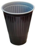  Műanyag pohár, automatába, 1, 5 dl, 100 db, barna (138-500EU) - bestoffice