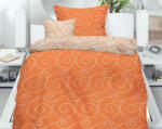 Ábránd Tekla narancs mikrofibra ágyneműhuzat, 5 részes (kétszemélyes)