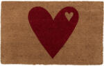 Clayre & Eef Covoras intrare casa fibre cocos rosu maro Inimioara 75x45x1 cm (MC255) Pres
