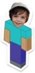 Personal Topper personalizat pentru tort - Minecraft