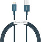 Baseus Cablu de Date Baseus USB cu iP 2, 4A 1m (Albastru) (6953156205420)