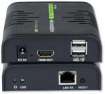 TECHLY Cablu HDMI TECHLY KVM Extender prin cablu de retea, 120m (IDATA-HDMI-KVM2)