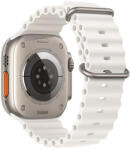  Forcell Apple Watch Ultra stílusú szilikon okosóraszíj 38/40/41 mm fehér