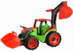 LENA LENA: tractor uriaş de culoarea roşu/alb 65cm (02081)