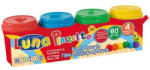 Luna Set plastilină colorată în tub 4 bucăți 60 grame (000620526)