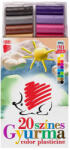 ICO ICO: Suni plastilină colorată cu 20 de culori 400grame (7300003016-554547)
