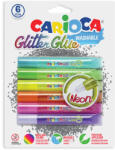 CARIOCA Set de decoraț, ie cu sclipici Neon - 6 bucăț, i (42111)