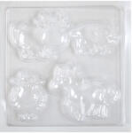 Playbox PlayBox: Formă de turnare din ipsos pentru animalele de la fermă 17x17cm (2471460)