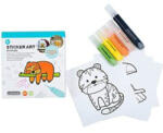 Comansi Sticker Art: Animale set abțibild se poate colora - Comansi (SA10102)