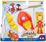 Hasbro Spider-Man: Spidey and His Amazing Friends - Iron Man figurină de acțiune cu vehicul - Hasbro (F6776/F7458)