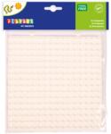 Playbox PlayBox: Placă de bază bioplastică în formă de pătrat de 16x16cm pentru mărgele MIDI de 5mm care se pot călca (2456482)