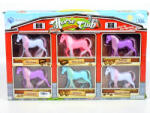 Magic Toys Figurină cal colorat 6 bucăți set (MKL485078) Figurina