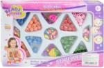 Magic Toys Beads Series: Set de bijuterii cu peste 200 de margele colorate cu buline (MKK292263)