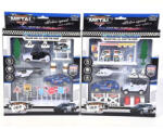 Magic Toys Set de joacă poliție cu vehicule și accesorii două variante (MKL153932)