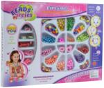 Magic Toys Beads Series: Set de bijuterii cu margele, elastic de par si pandantiv cu peste 500 de margele (MKL108680)