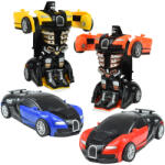 Magic Toys Masina de curse: Sport car transformabil în robot cu roți de inerție, disponibil în mai multe variante, 13cm (MKL394997)