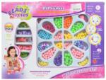 Magic Toys Beads Series: Set de fabricare de colier și bijuterii cu peste 200 de margele colorate și accesorii (MKK292065)