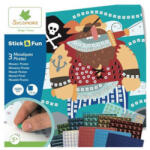 D'Arpeje Stick', N Fun kit de realizare a imaginilor mozaic - Pirați (CRE7038)