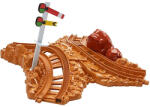 Mattel Thomas Track Master: Curbă dublă element de şine - Mattel (BMK81/DVF78)