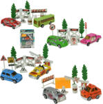 Magic Toys City Cars: Set de vehicule urbane cu accesorii în diverse variante 1buc (MKL153563)