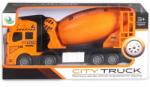 Magic Toys City Truck: model de camion metalic cu patru axe betonieră - lumină și sunet (MKL261077)