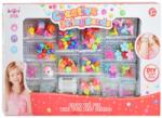 Magic Toys Creative StringBeads: Set de mărgele bijuterii cu peste 200 de mărgele colorate și pandantiv unicorn (MKK251673)
