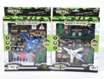 Magic Toys Set de joacă militar cu avion și accesorii două variante (MKL153959)