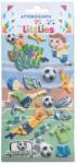 Luna The Littlies: Set de autocolante 3D pufos cu model de fotbal, 10x22 cm (000647000)