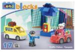 Luna Blocks: poliție de circulație jucărie creativă set 17 bucăți (000621033)