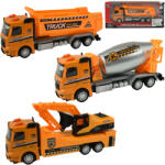 Magic Toys Service Team: Camion de constructie cu lumina si sunet in mai multe versiuni 20cm (MKK407535)