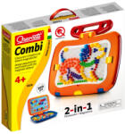 Quercetti Quarcetti: 2 in 1 set colorat cu bilute de 300 de bucati cu tabel magnetic (1820Q)