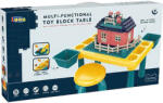 Luna Toy Block Table masă de joacă cu elemente de construcție 76 bucăți set (000621911)