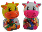 Magic Toys 88 bucăți set cuburi de construcție în suport văcuță (MKO530993)