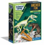Clementoni Science&, Play: Archeofun Velociraptor luminează set de arheolog - Clementoni (50193)