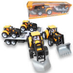 Magic Toys Engineering Truck: Set tractor din 2 părți cu remorcă și utilaj 46cm (MKK141990)