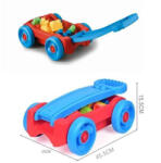 Magic Toys Vehicul cu 22 bc elemente pentru construcție (MKK337002)