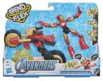 Hasbro Avengers Bend and Flex Rider Iron Man figurină cu motor - Hasbro (F0244) Figurina