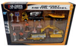Magic Toys Construcții de drumuri set de joacă cu diferite accesorii (MKM552496)