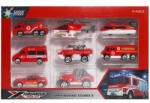Magic Toys X-Fireproof mașini de pompieri set 8 bucăți (MKM526981)