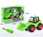 Magic Toys DIY fă chiar tu vehicul care se poate asambla de culoarea verde (MKL367286)